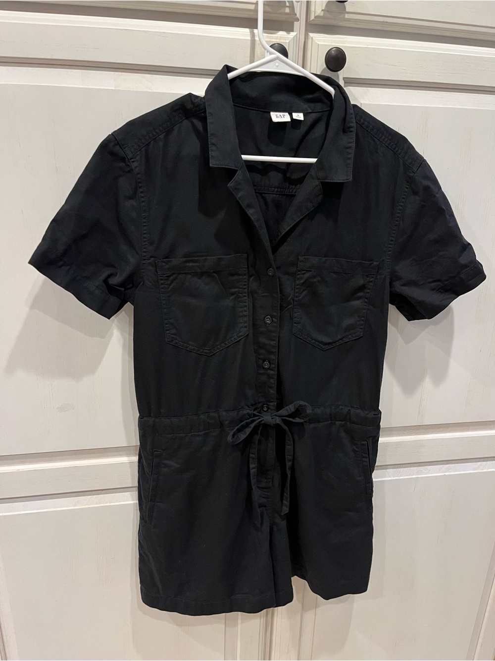 GAP Black Casual Utility Romper size Medium